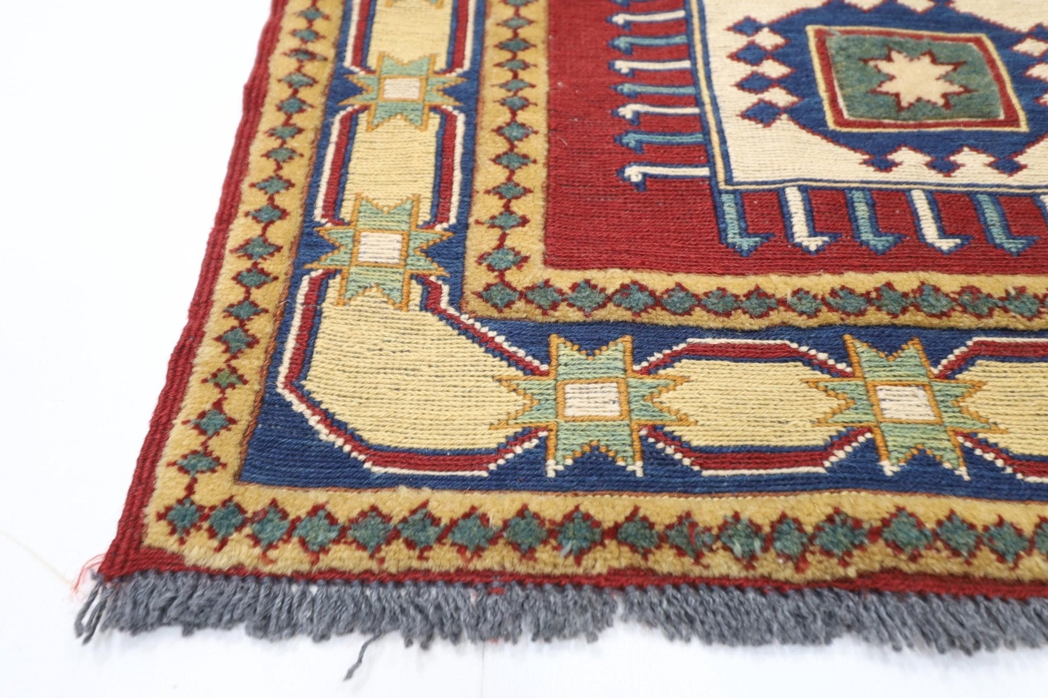 2x2 Tribal Flat Weaved Small Kilim | 2x2'3 ft Hand Knotted Kilim | Doormat Kilim | Home Decor | Afghan Rug | Summak Kilim | Bathroom Kilim - Jerm Rugs - Handmade Afghan Rug - Jerm Rugs