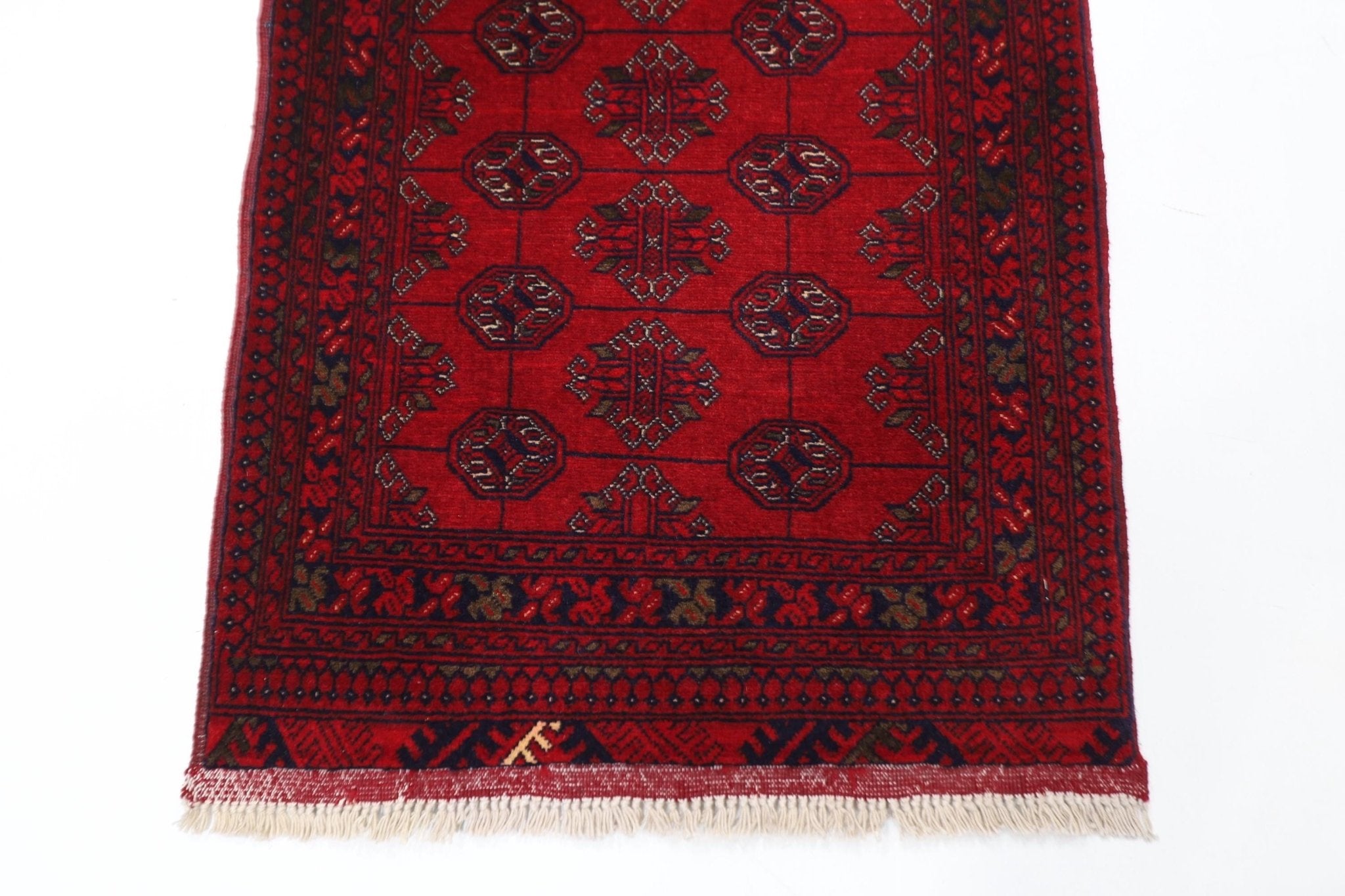 2x3 ft Bokhara Red Doormat Rug, Afghan Hand Knotted Soft wool Rug, Bedroom Rug, Small Rug, Kitchen Rug, Kids Room Rug, Bathroom Rug - Jerm Rugs - Handmade Afghan Rug - Jerm Rugs