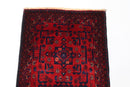 2x3 ft Red Bokhara Doormat Rug, Afghan Hand Knotted Soft wool Rug, Bedroom Rug, Small Rug, Kitchen Rug, Kids Room Rug, Bathroom Rug - Jerm Rugs - Handmade Afghan Rug - Jerm Rugs