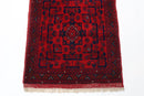 2x3 ft Red Bukhara Doormat Rug, Afghan Hand Knotted wool Rug, Bedroom Rug, Small Rug, Kitchen Rug, Kids Room Rug, Office Rug, Bathroom Rug - Jerm Rugs - Handmade Afghan Rug - Jerm Rugs