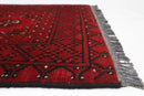 2x3 ft Red Tribal Doormat Rug, Afghan Hand Knotted Rug, Bedroom Rug, Kitchen Rug, Kids Room Rug, , Bathroom Rug, Home Decor, Boha Rug, - Jerm Rugs - Handmade Afghan Rug - Jerm Rugs