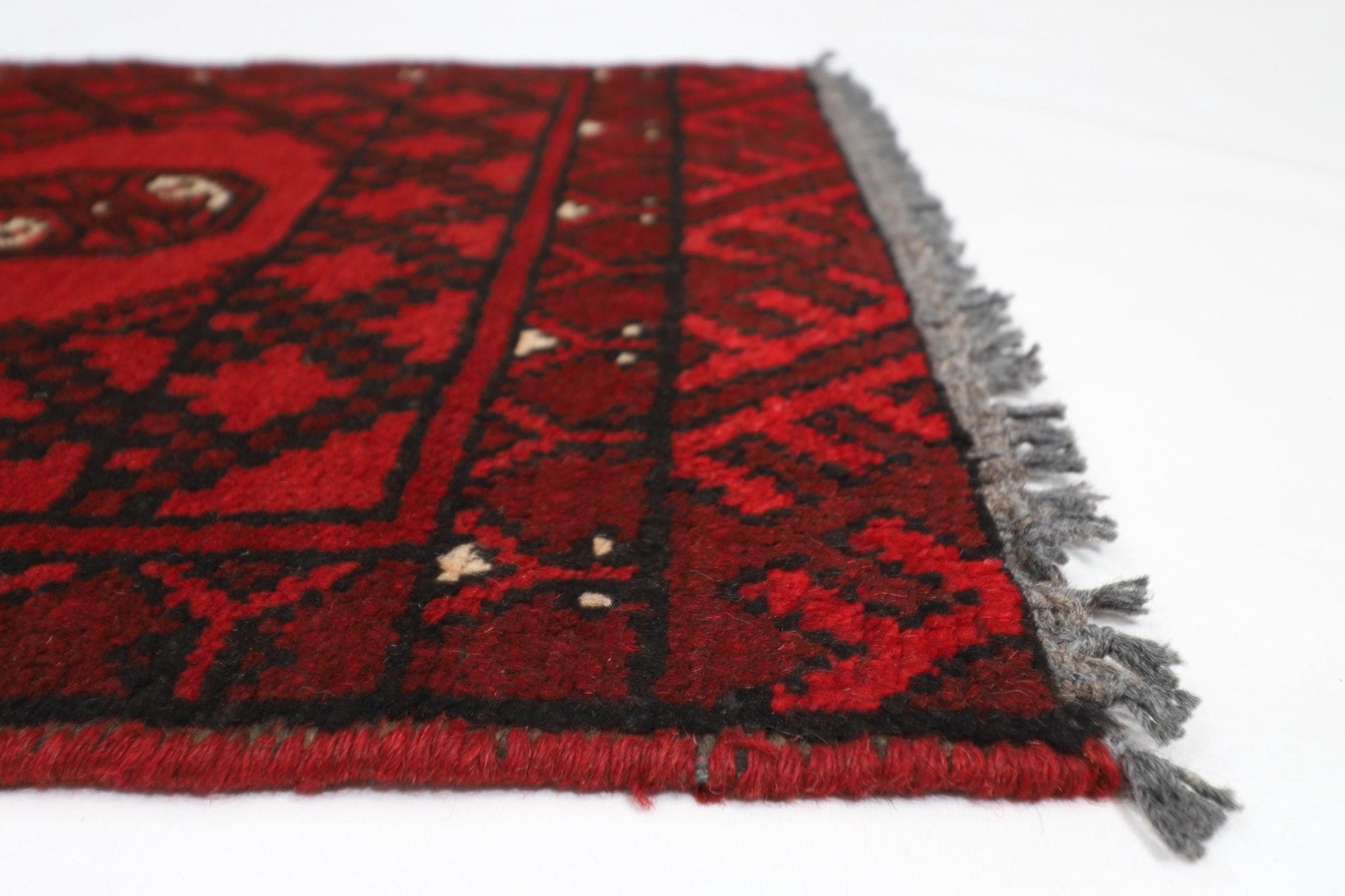 2x3 ft Red Tribal Doormat Rug, Afghan Hand Knotted Rug, Bedroom Rug, , Kitchen Rug, Kids Room Rug, Small Rug, Bathroom Rug, Boha Rug, - Jerm Rugs - Handmade Afghan Rug - Jerm Rugs