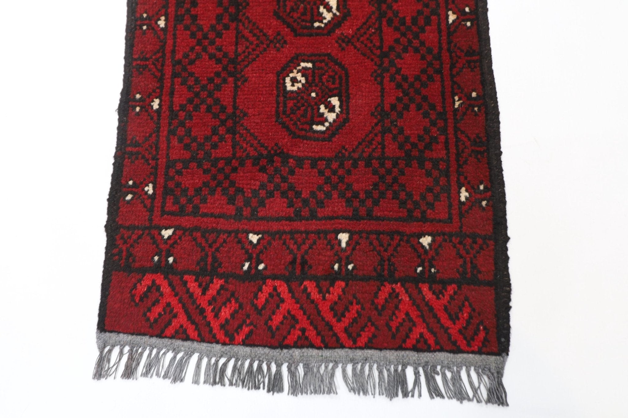 2x3 ft Red Tribal Doormat Rug, Afghan Hand Knotted Rug, Bedroom Rug, , Kitchen Rug, Kids Room Rug, Small Rug, Bathroom Rug, Boha Rug, - Jerm Rugs - Handmade Afghan Rug - Jerm Rugs