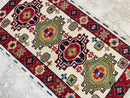 2x4 ft Kazak Doormat Rug, 2'2x3'10 ft Afghan Hand Knotted Soft wool Rug, Bedroom Rug, Small Rug, Kitchen Rug, Kids Room Rug, Office Rug - Jerm Rugs - Handmade Afghan Rug - Jerm Rugs