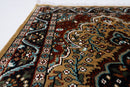 3x4 ft Hariz Door Mat Rug, Small Rug,2'6x4'2 Afghan Hand knotted silk and Wool Rug, Kitchen Rug, Tribal Rug, Bathroom Rug, Kids Room Rug, - Jerm Rugs - Handmade Afghan Rug - Jerm Rugs