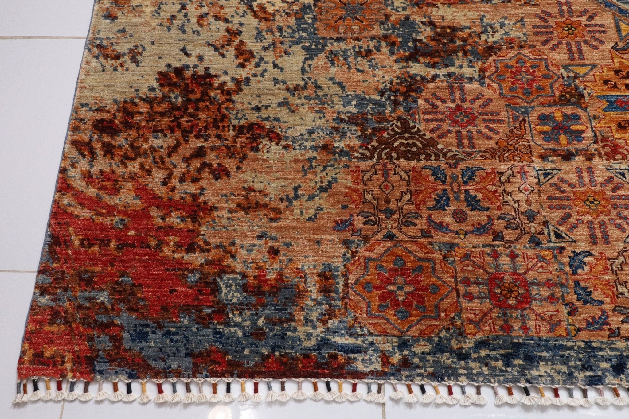 Abstract Elegance - 273x369 cm - Jerm Rugs - Handmade Afghan Rug - Jerm Rugs