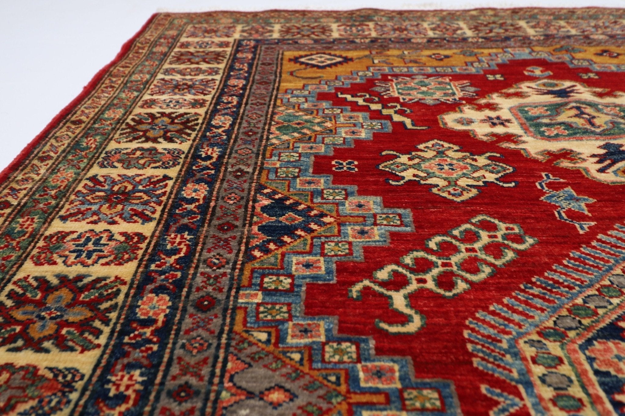 Afghan - 145 x 180 cm (4.9 x 5.11 ft) - Jerm Rugs - Handmade Afghan Rug - Jerm Rugs