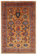 Afghan - 183 x 270 cm (6 x 9 ft) Hand Knotted Wool Rug - Jerm Rugs - Handmade Afghan Rug - Jerm Rugs