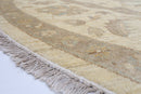 Afghan - 302x295 cm, 9'11"x9'9" Hand - Knotted Wool Rug - Jerm Rugs - Handmade Afghan Rug - Jerm Rugs