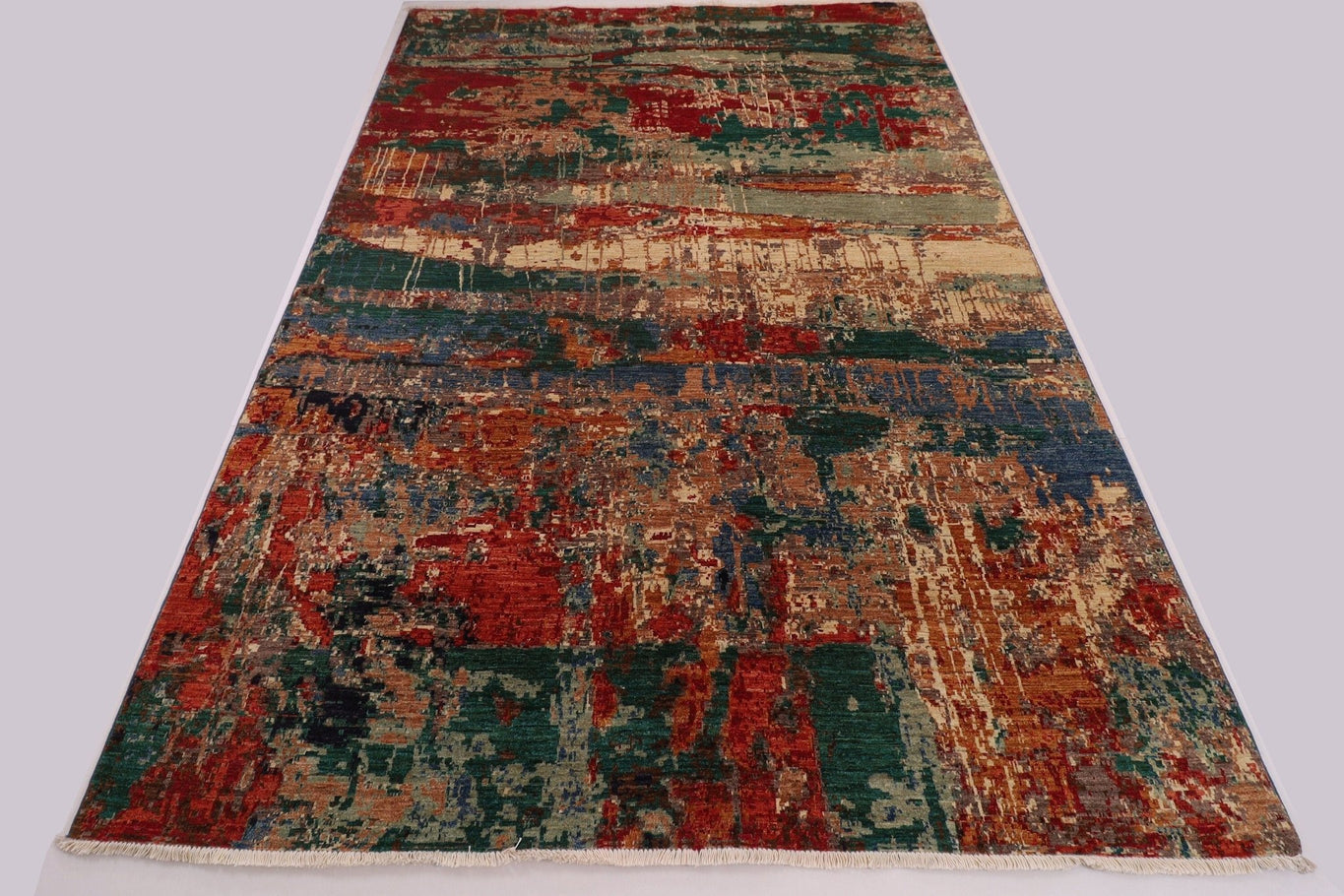 Afghan Hand-Knotted Rug - 212x300 cm, 6'11"x9'10"