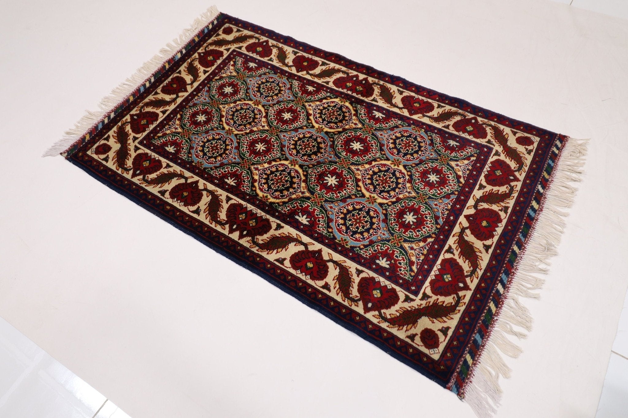 Exquisite Afghan Rug - 102 x 163 cm