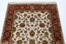 Afghan Hand - Knotted Silk Wool Rug - 4'1" x 6'1" (124 x 184 cm) - Jerm Rugs - Handmade Afghan Rug - Jerm Rugs