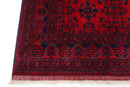 Afghan Hand Knotted Wool Oriental Rug - 132 x 202 cm - Jerm Rugs - Handmade Afghan Rug - Jerm Rugs