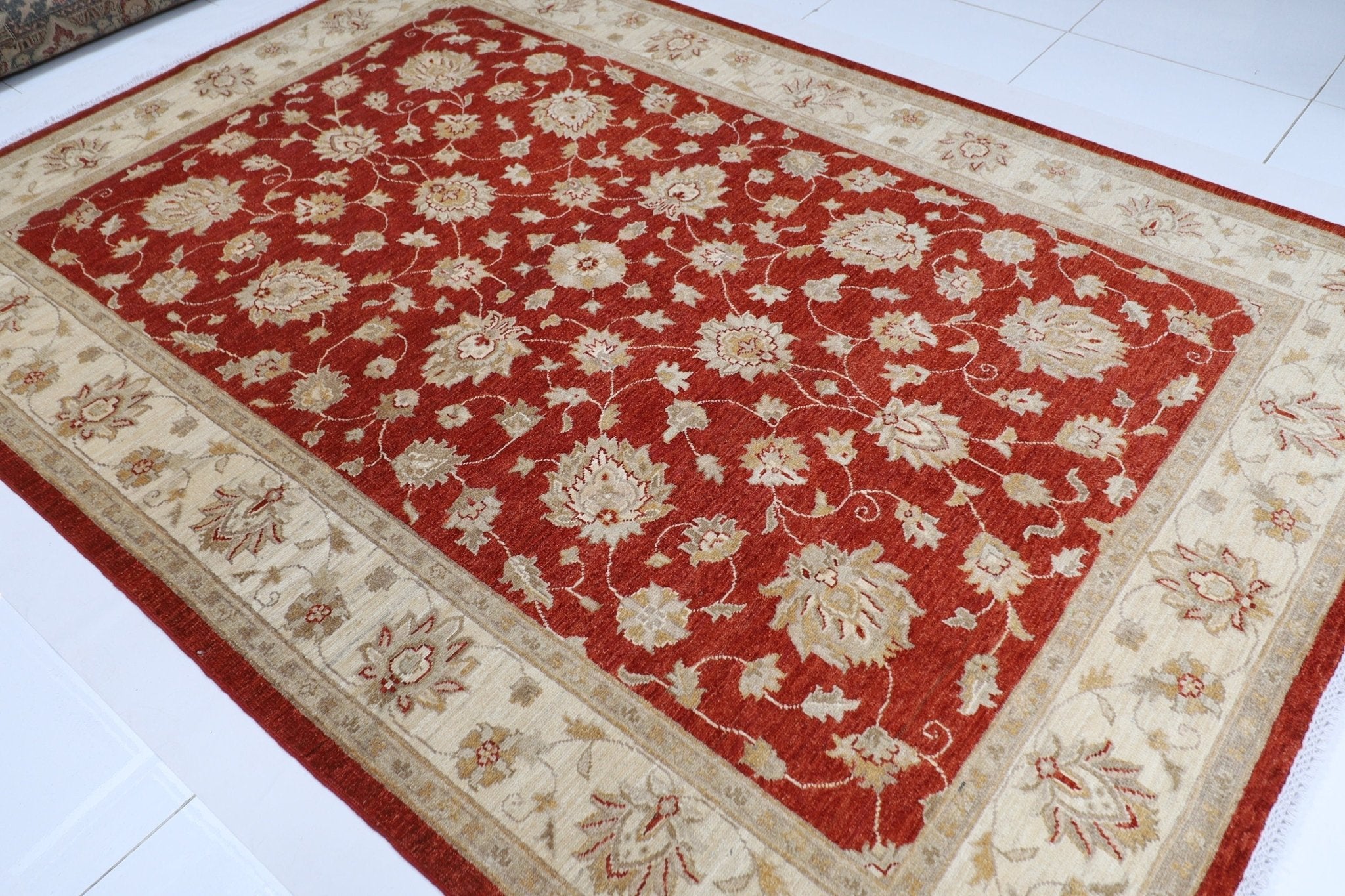 Afghan Hand - Knotted Wool Rug - 206 x 290 cm - Jerm Rugs - Jerm Rugs