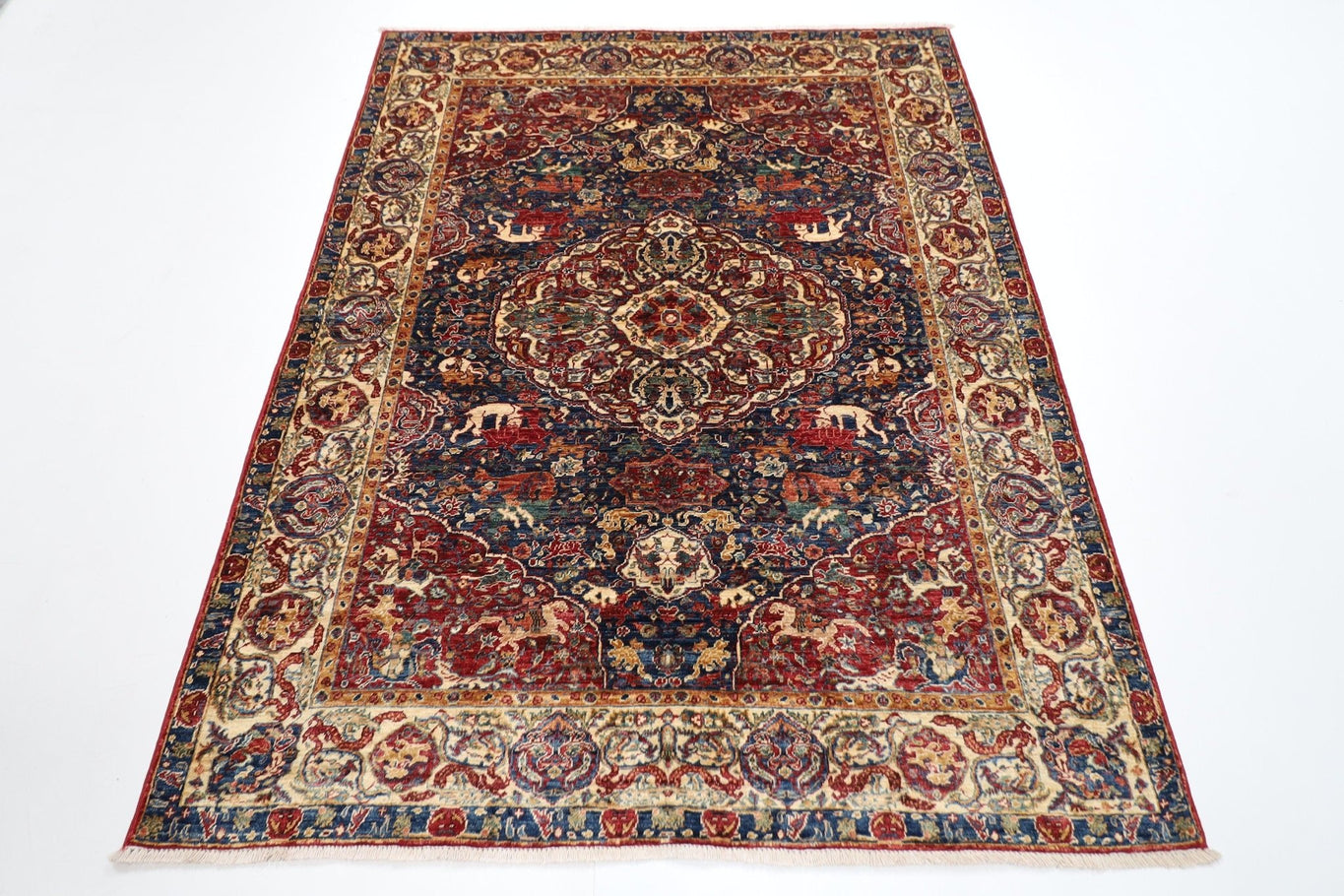 Exquisite Afghan Rug - 154 x 197 cm