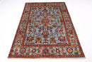 Afghan Heriz Oriental Rug - 153 x 206 cm - Jerm Rugs - Handmade Afghan Rug - Jerm Rugs