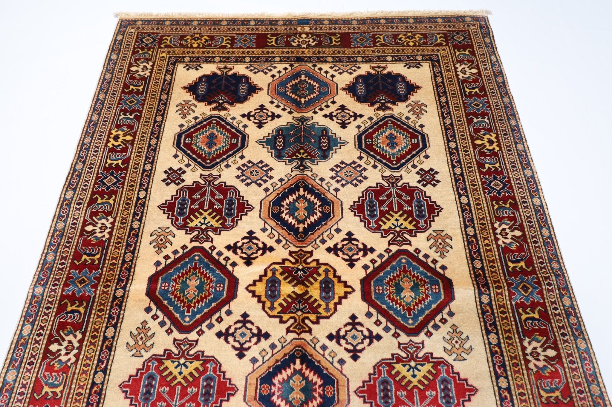 Afghan Kilim Rug - 144 x 220 cm - Jerm Rugs - Handmade Afghan Rug - Jerm Rugs