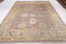 Afghan Oushak Area Rug - 248x302 cm, 8.2x9.11 ft - Jerm Rugs - Handmade Afghan Rug - Jerm Rugs