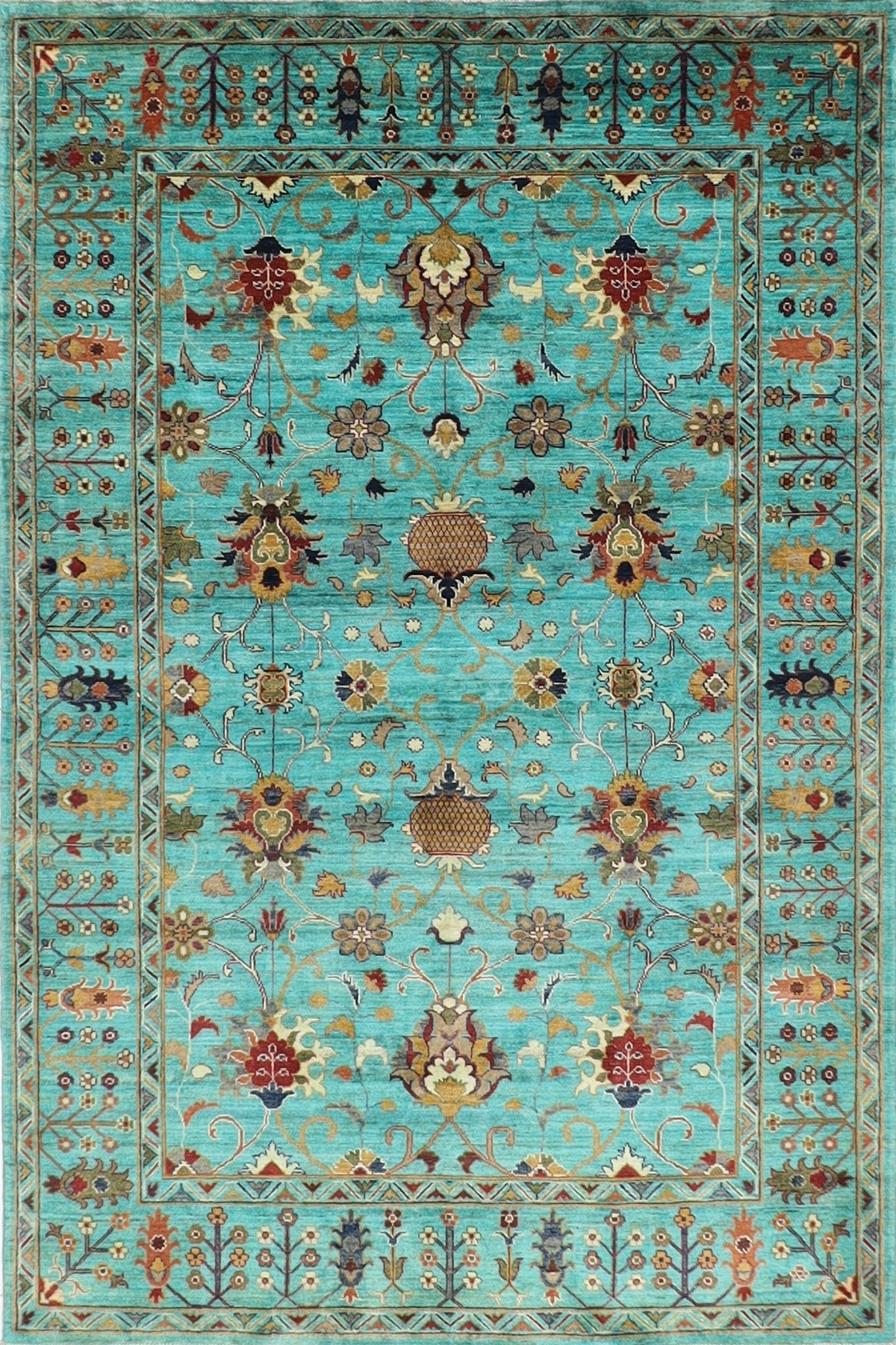 Turquoise Elegance - 186 x 276 cm