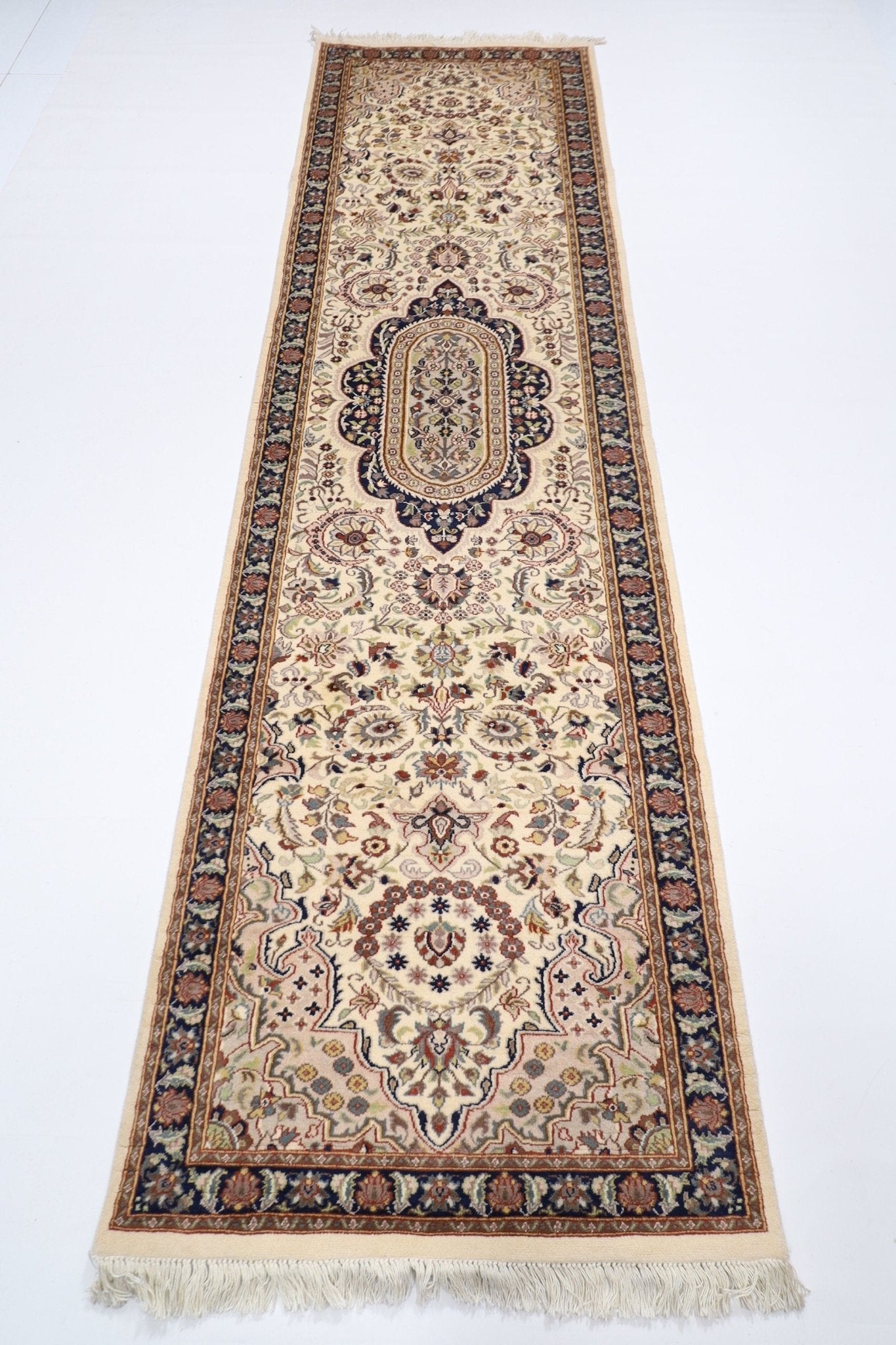 Afghan Traditional Hand-Knotted Rug - 79x295 cm