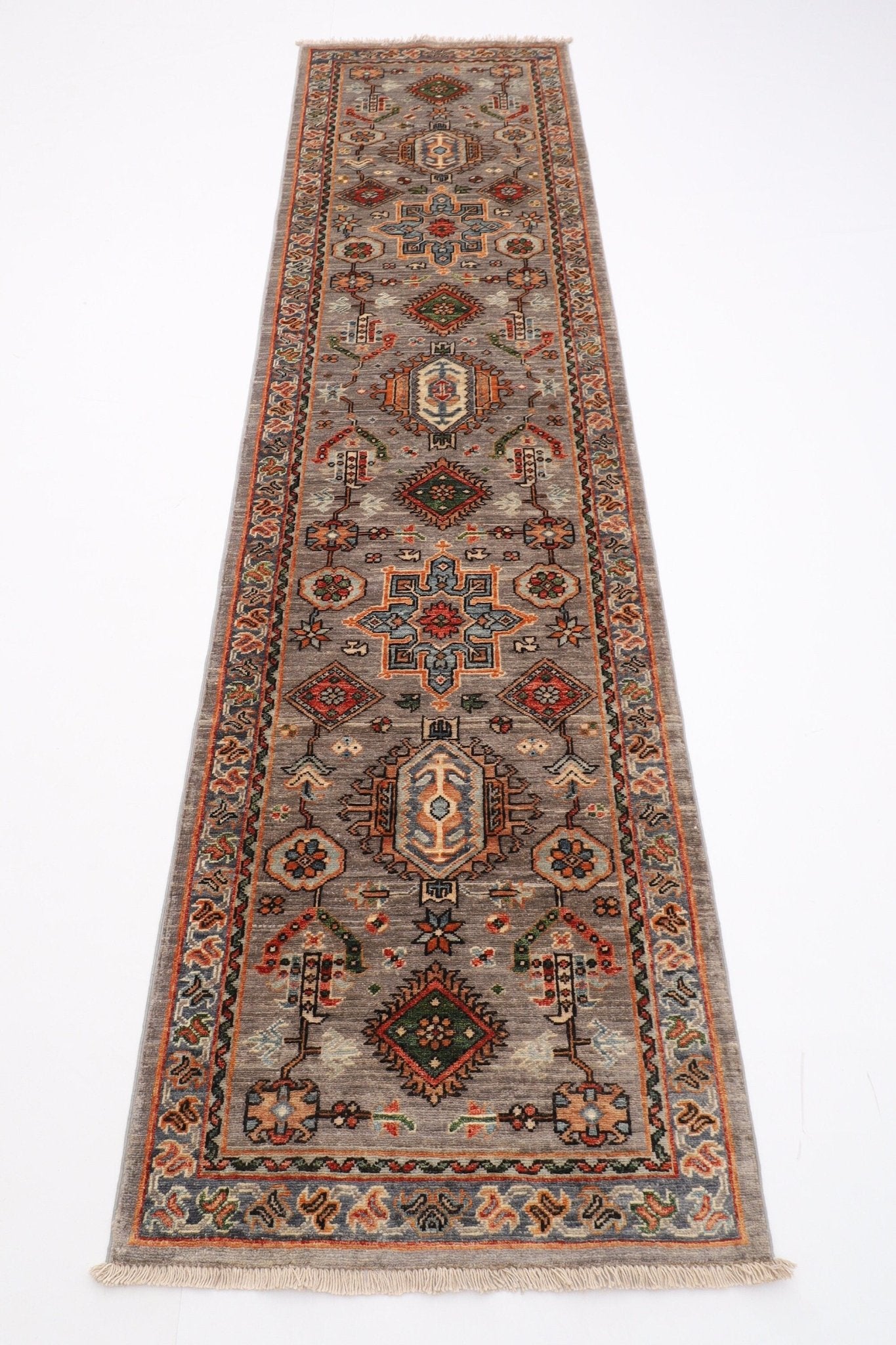 Afghan Traditional Kilim Runner - 74 x 285 cm