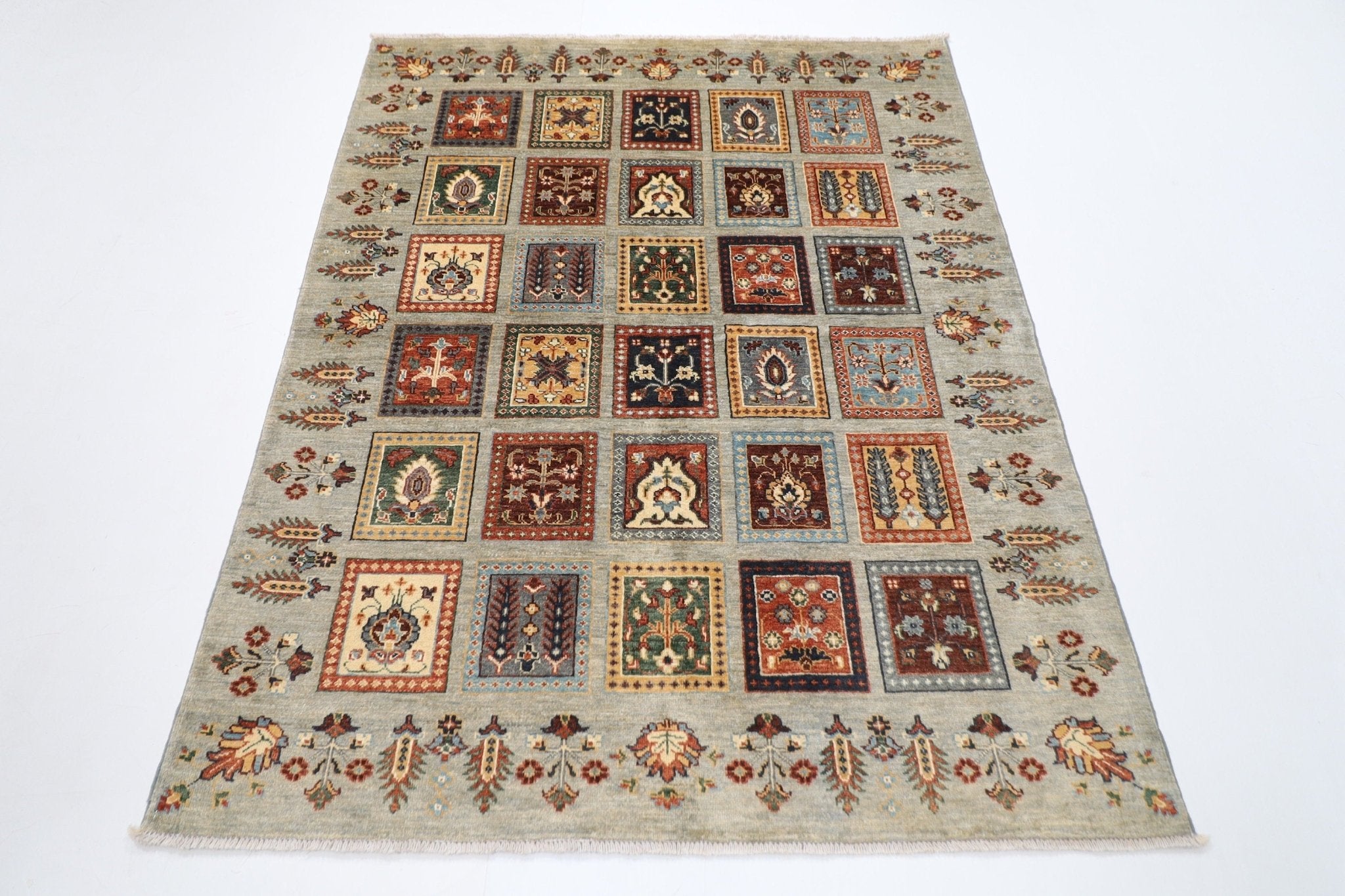 Afghan Tribal Rug - 150 x 191 cm - Jerm Rugs - Handmade Afghan Rug - Jerm Rugs