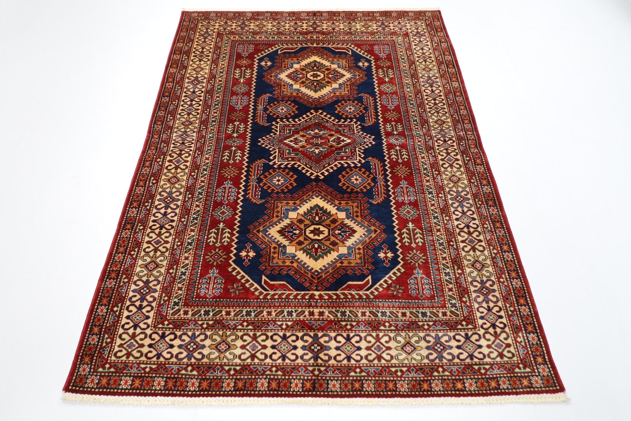 Afghan Tribal Rug - 151 x 207 cm - Jerm Rugs - Handmade Afghan Rug - Jerm Rugs