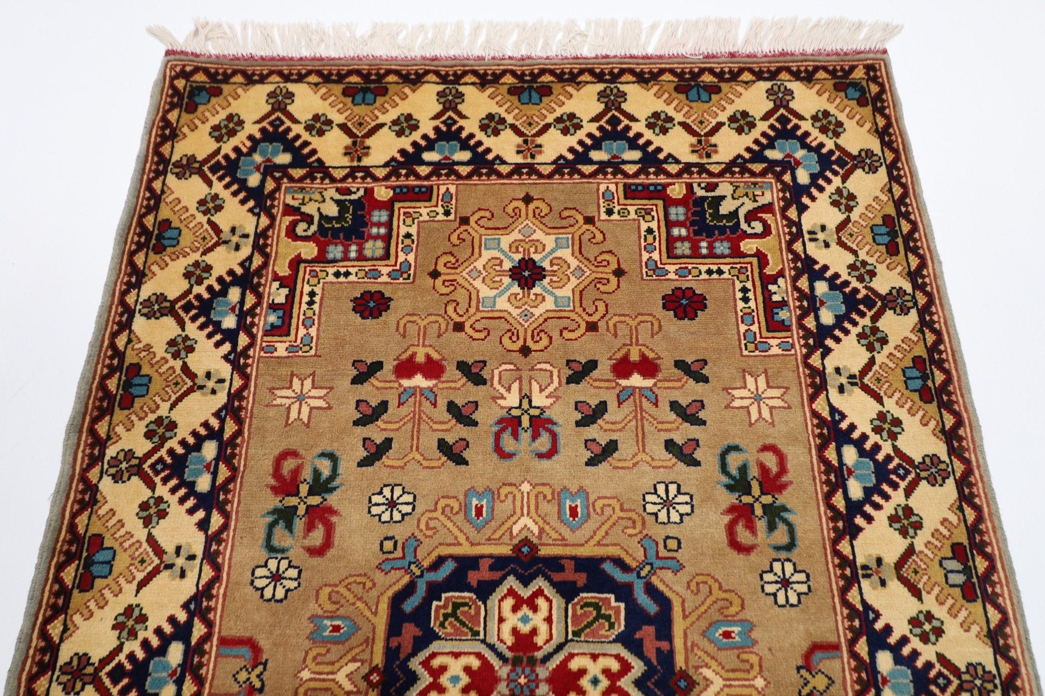 Afghan Tribal Rug - 3'4" x 5'4" (101 x 161 cm) - Jerm Rugs - Handmade Afghan Rug - Jerm Rugs