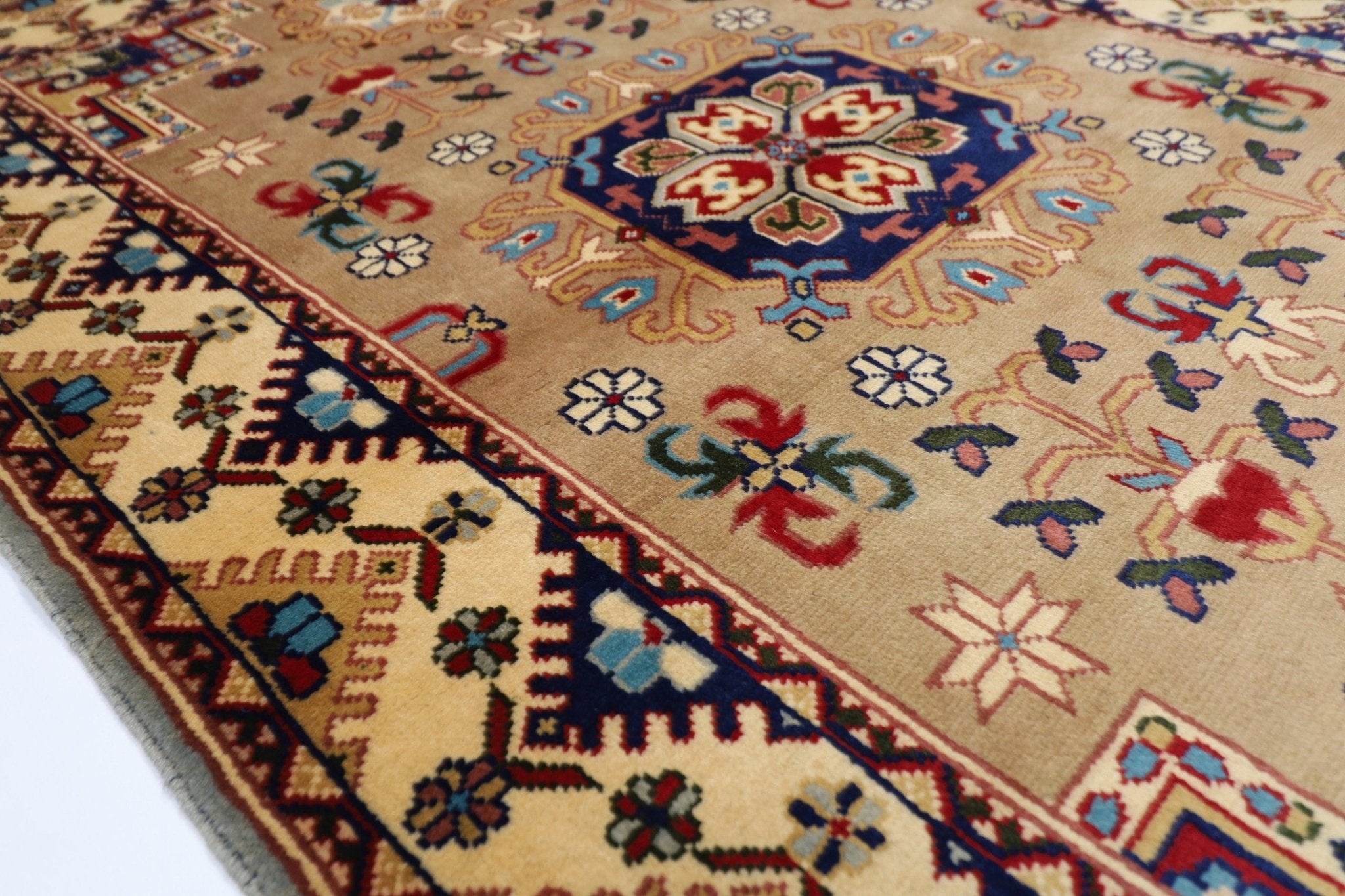 Afghan Tribal Rug - 3'4" x 5'4" (101 x 161 cm) - Jerm Rugs - Handmade Afghan Rug - Jerm Rugs