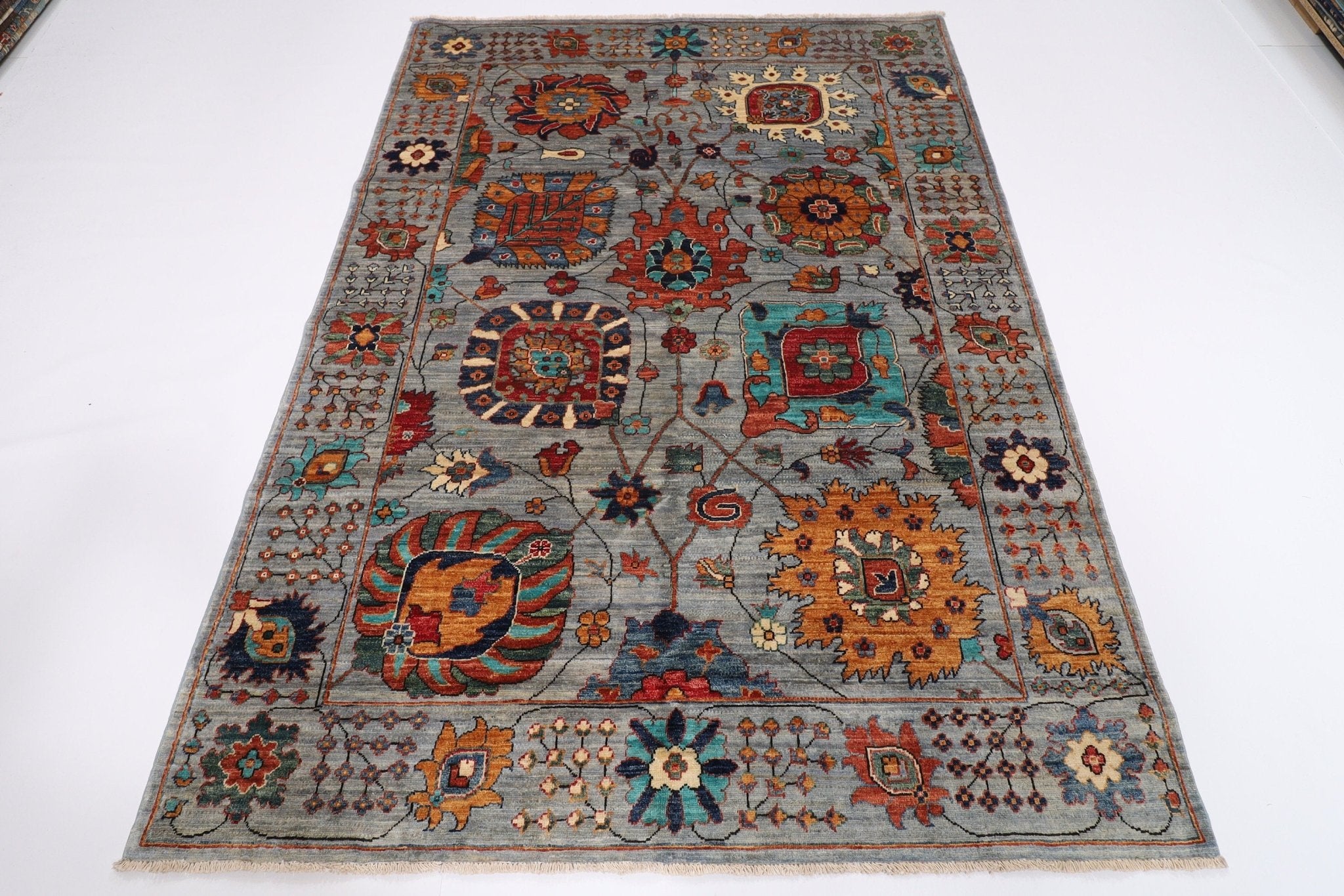 Afghan Turkmen Rug - 172x239 cm (5.8x7.10 ft)