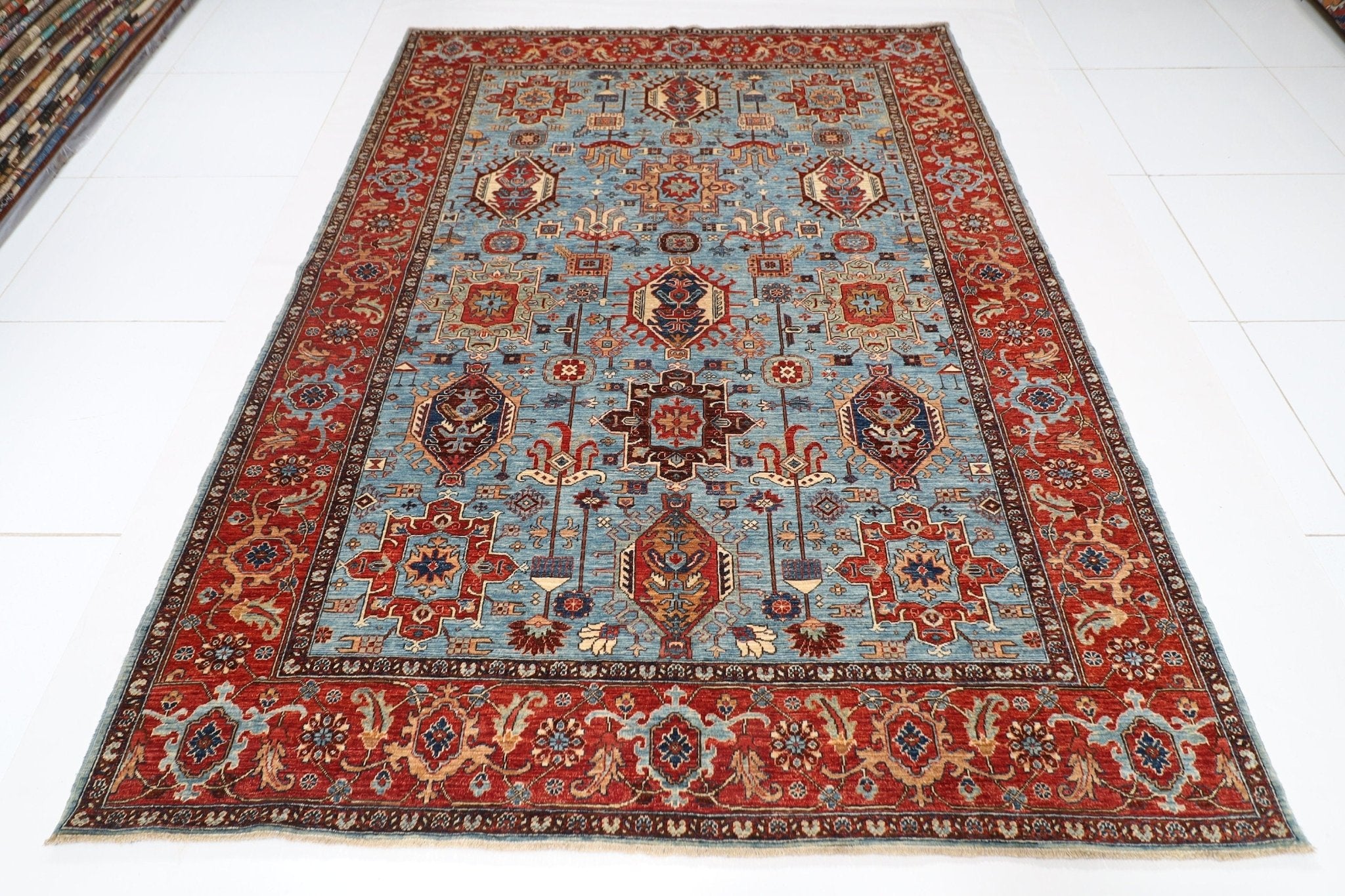 Afghan Turkmen Rug - 6'4" x 8'9" ft (192 x 267 cm)