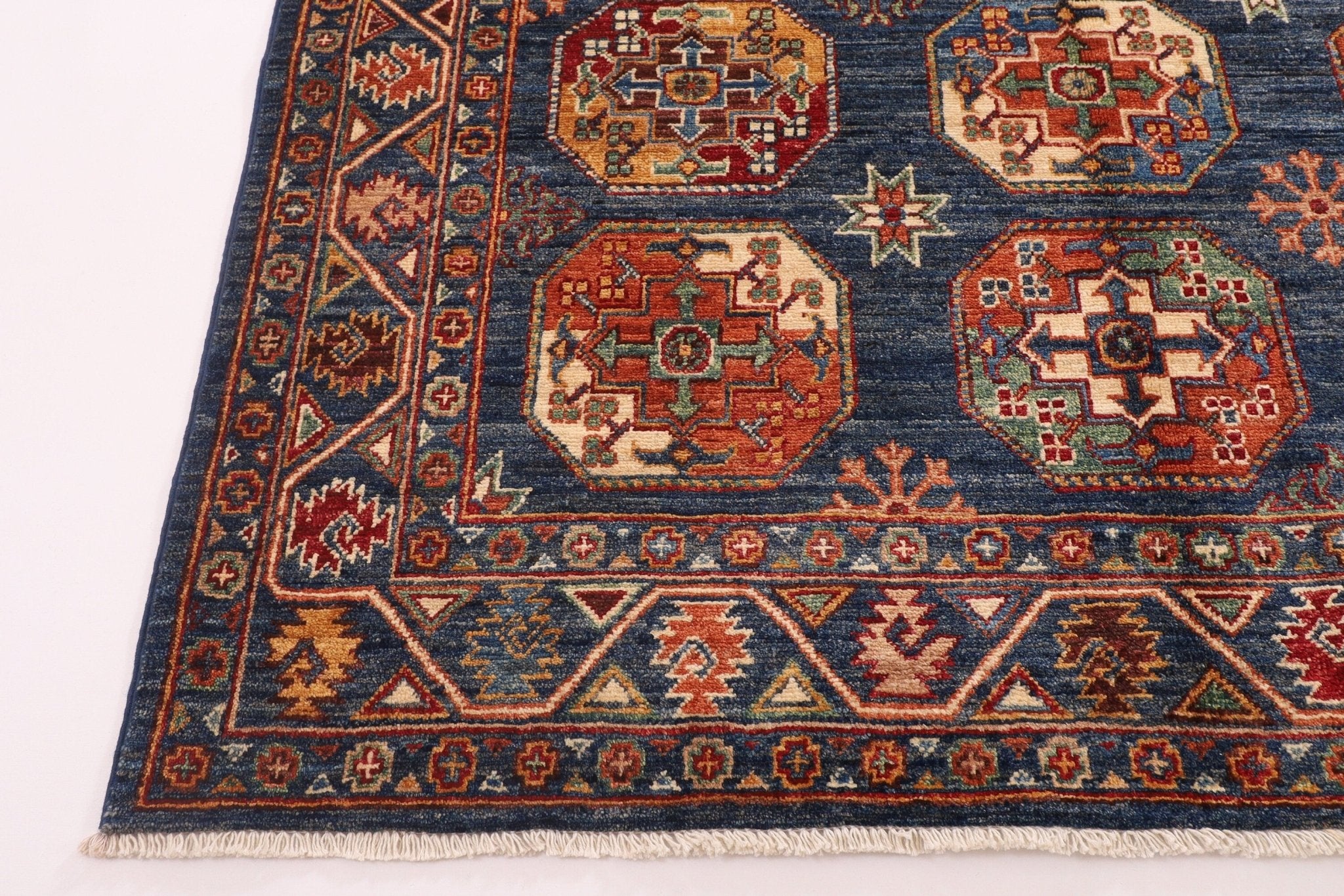 Artisan Afghan - 148 x 209 cm - Jerm Rugs - Handmade Afghan Rug - Jerm Rugs