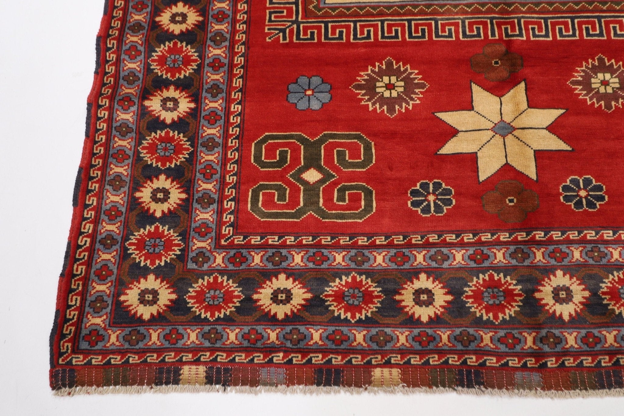 Artisan Afghan - 174 x 235 cm - Jerm Rugs - Handmade Afghan Rug - Jerm Rugs