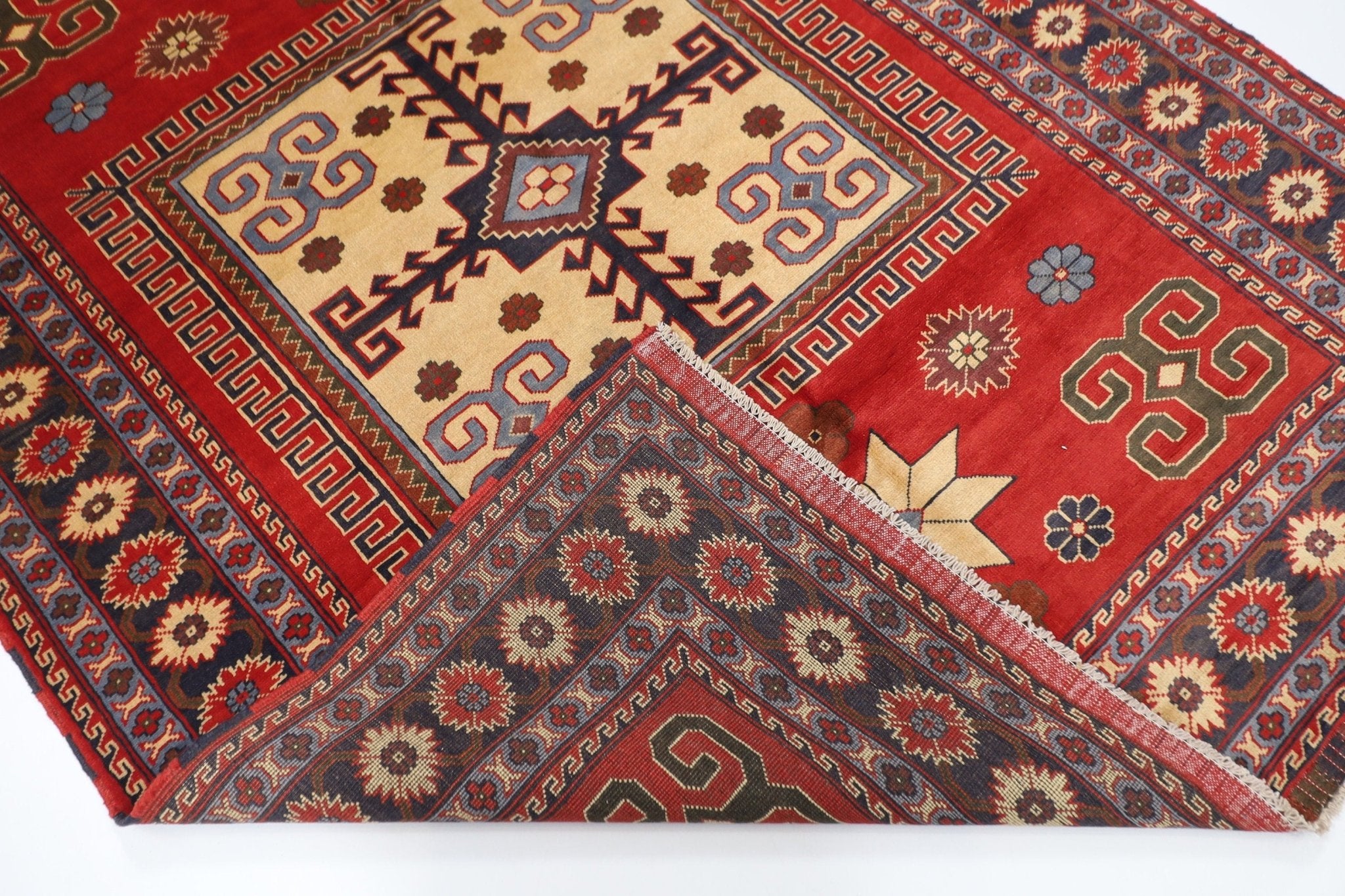 Artisan Afghan - 174 x 235 cm - Jerm Rugs - Handmade Afghan Rug - Jerm Rugs