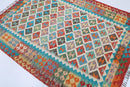 Artisan Kilim - 161x207 cm - Jerm Rugs - Handmade Afghan Rug - Jerm Rugs