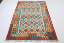 Artisan Kilim - 161x207 cm - Jerm Rugs - Handmade Afghan Rug - Jerm Rugs