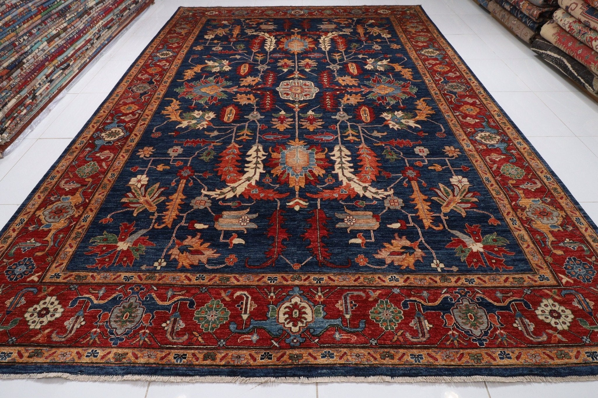 Aryana - 301x420 cm Hand Knotted Tribal Rug - Jerm Rugs - Handmade Afghan Rug - Jerm Rugs