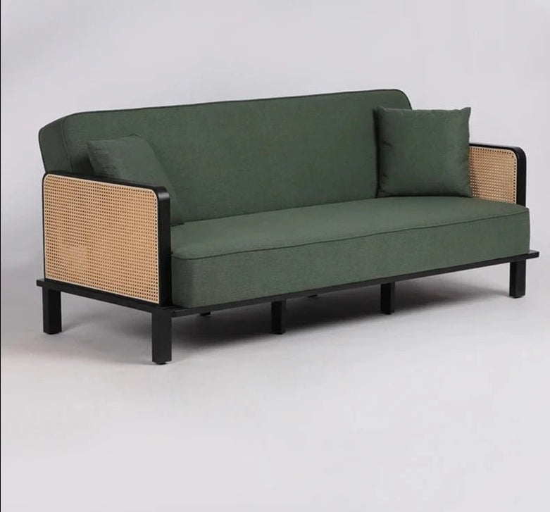 Ash Wood Green Couch