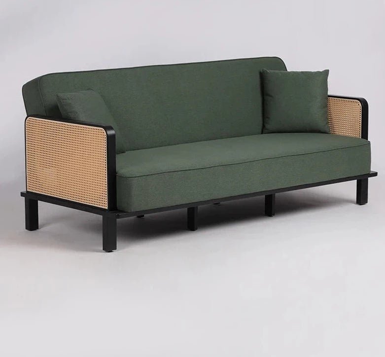 Ash Wood Green Couch