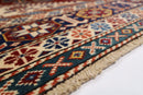 Azerbaijan - Inspired Hand - Knotted Afghan Wool Rug - 190x248 cm (6'3"x8'2") - Perfect for Bedroom, Living Room, and Office Decor - Jerm Rugs - Handmade Afghan Rug - Jerm Rugs