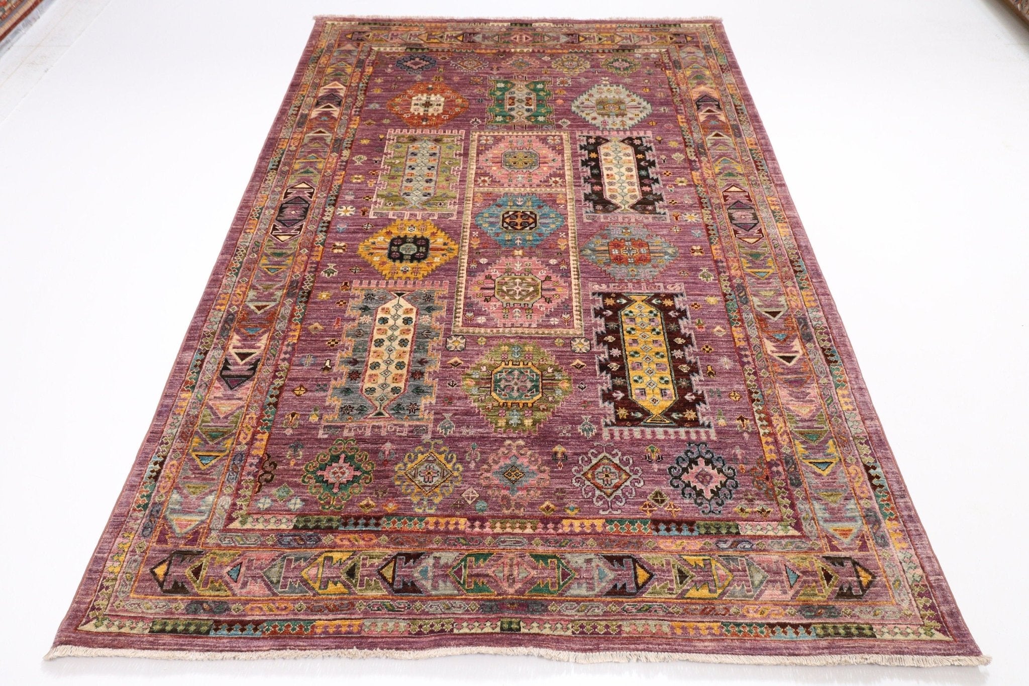 Balouch Tribal Rug - 168x252 cm (5.7x8.4 ft) - Handmade Afghan Design for Home Decor