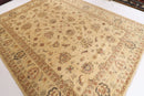 Beige Zeigler Rug - 277 x 350 cm - Jerm Rugs - Handmade Afghan Rug - Jerm Rugs