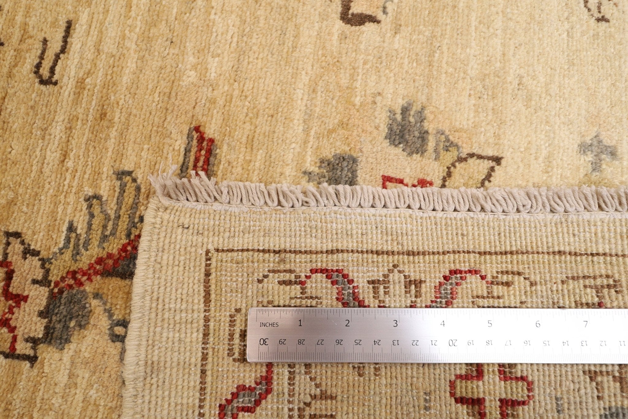 Beige Zeigler Rug - 277 x 350 cm - Jerm Rugs - Handmade Afghan Rug - Jerm Rugs