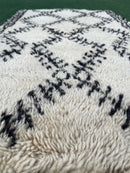 Beni Ourain 104 - 126x64 cm “Morrocan Berber Rug” - Jerm Rugs - Morrocan Rug - Jerm | جِرْم