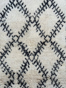 Beni Ourain 104 - 126x64 cm “Morrocan Berber Rug” - Jerm Rugs - Morrocan Rug - Jerm | جِرْم