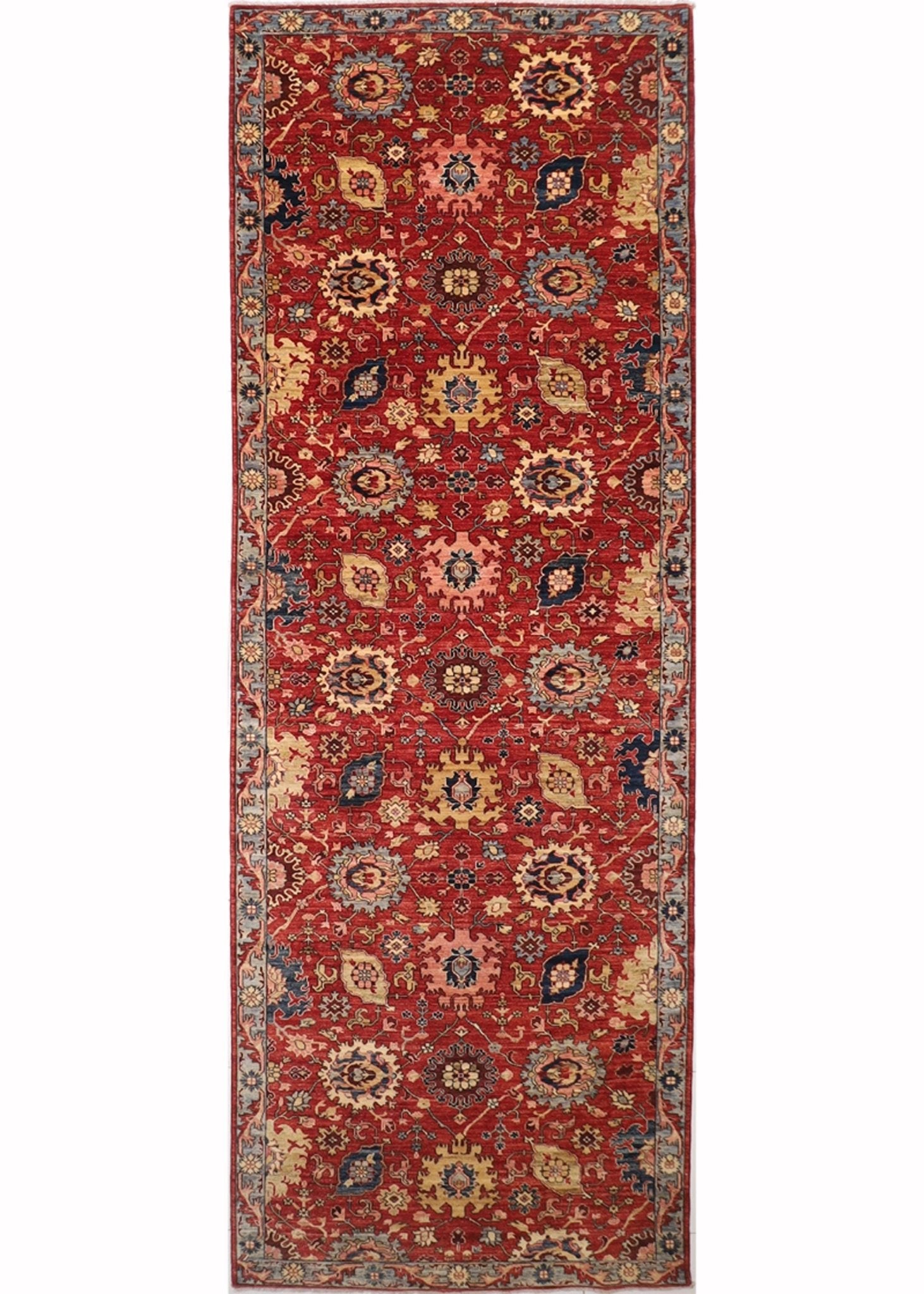 Bidjar - 153 x 463 cm Hand-Knotted Afghan Runner Rug