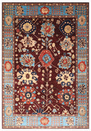 Bidjar - 185 x 280 cm (6.1 x 9.3 ft) Hand Knotted Afghan Wool Rug - Jerm Rugs - Handmade Afghan Rug - Jerm Rugs