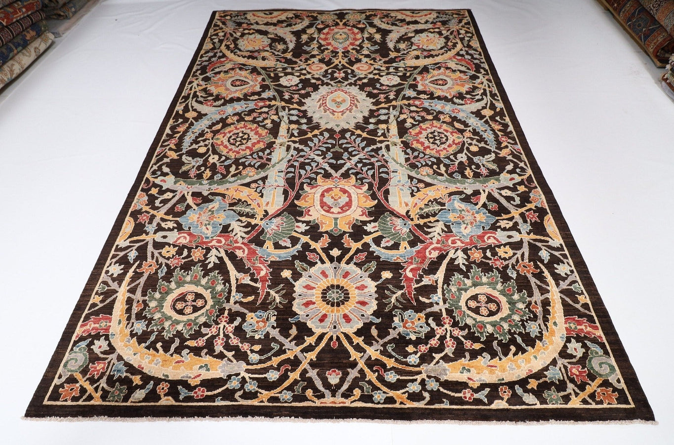 Bidjar - 202 x 298 cm, 6'8 x 9'10 ft Handmade Afghan Wool Area Rug