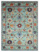 Bidjar - 245 x 296 cm, 8.1 x 9.9 ft Hand - Knotted Afghan Wool Area Rug - Jerm Rugs - Jerm Rugs