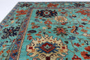 Bidjar - 245 x 296 cm, 8.1 x 9.9 ft Hand - Knotted Afghan Wool Area Rug - Jerm Rugs - Jerm Rugs